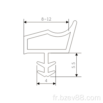 Bandes adhésives anti-collision pour portes intérieures